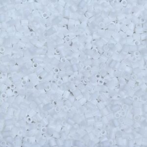 BEADS MINI 2,6 mm bolsa 500 unds aprox - B001 Blanco