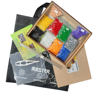 3000 beads 5mm en 10 colores de 300